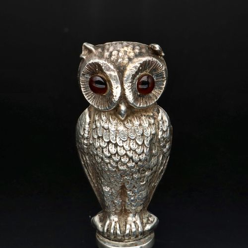 Double Headed Silver Owl Desk Seal image-3