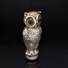 Double Headed Silver Owl Desk Seal