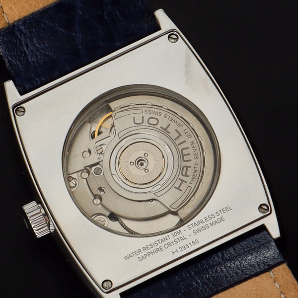 Hamilton Stainless Steel Tonneau Shaped Watch