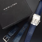 Hamilton Stainless Steel Tonneau Shaped Watch