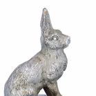 Silver Plated Hare Car Mascot