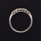 18ct White Gold 8 Diamond Ring