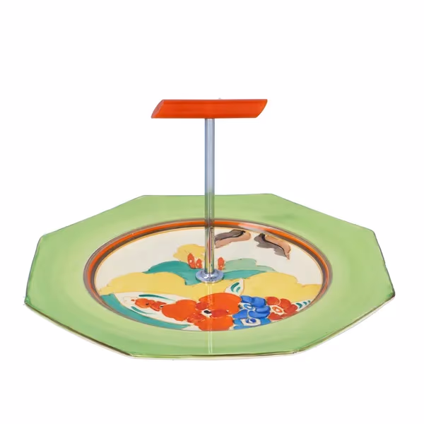 Clarice Cliff ‘Alton’ Octagonal Cake Plate