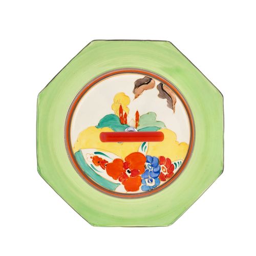Clarice Cliff ‘Alton’ Octagonal Cake Plate image-2