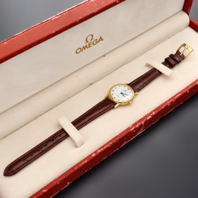 Ladies' 18ct Gold Omega De Ville Quartz Watch