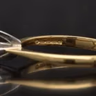 18k Gold Diamond Solitaire Ring