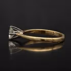 18k Gold Diamond Solitaire Ring