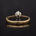 18k Gold Diamond Solitaire Ring