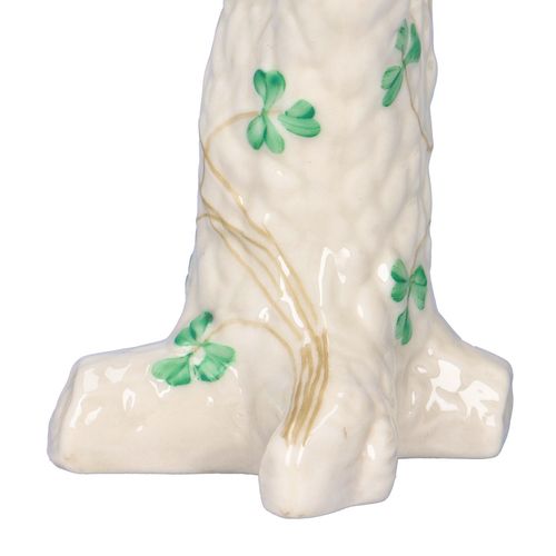 Belleek Shamrock Tree Trunk Vase image-4