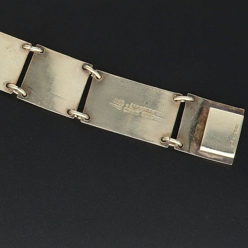 David Andersen Vermeil Silver and Guilloche Enamel Bracelet image-4