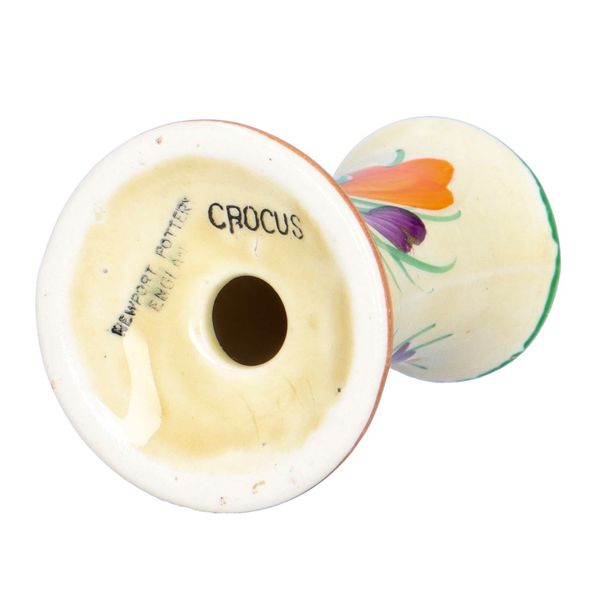 Clarice Cliff Crocus Muffineer Salt and Pepper Pots