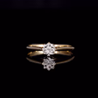 360° view of The Vintage Illusion Set Brilliant Cut Diamond Star Ring