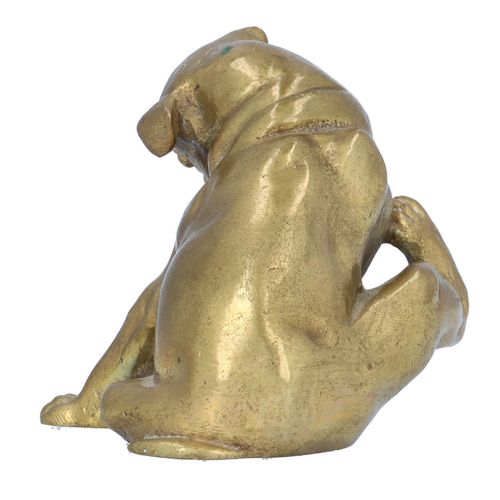 Early 20th Century Small Bronze Bull Dog image-2