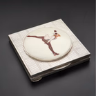 Sterling Silver Art Deco Compact