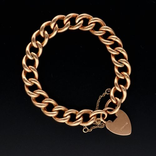 9ct Gold Curb Bracelet image-2