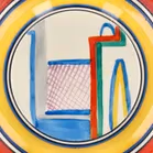 Clarice Cliff Tennis Plate