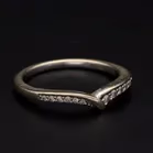 Pair Gold Diamond Rings