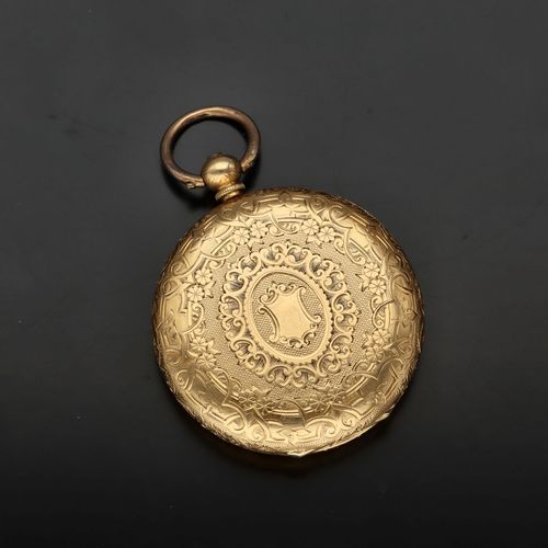 Victorian Ladies 18ct Gold Pocket Watch image-3