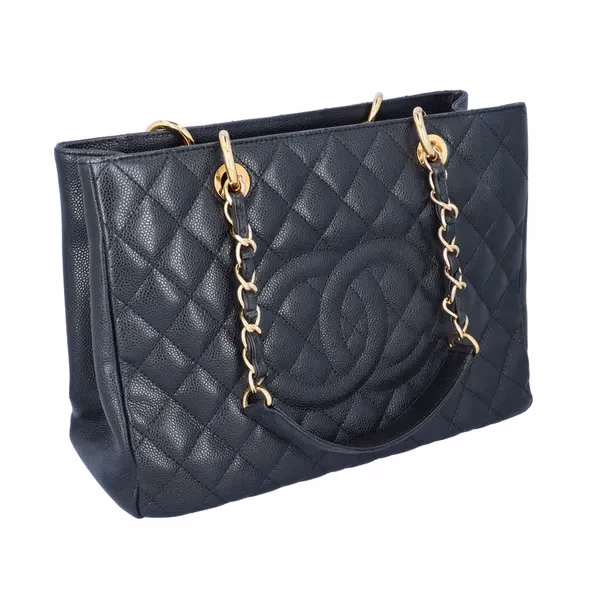 Chanel Caviar Leather Grand Shopping Tote