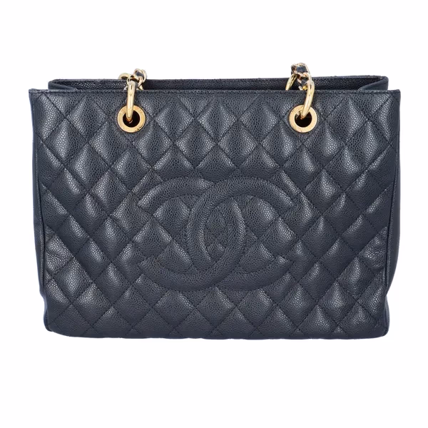 Chanel Caviar Leather Grand Shopping Tote