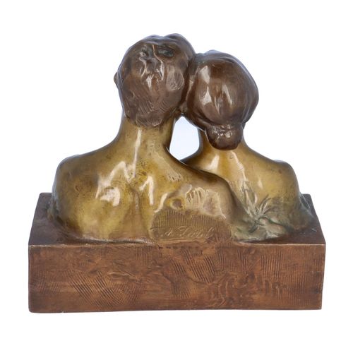 Signed Bronze L'Amour by Adolf Pohl image-5