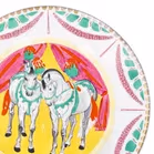 1st Edition 1934 Clarice Cliff Circus Pattern Side Plate