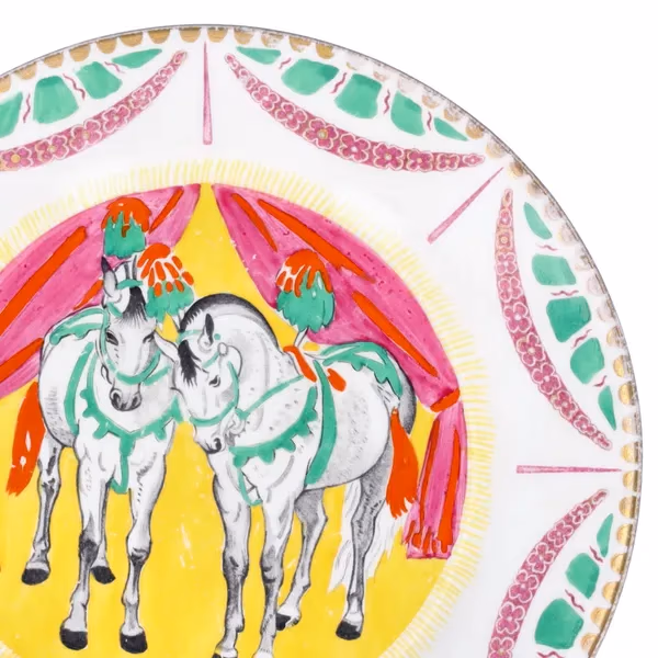 1st Edition 1934 Clarice Cliff Circus Pattern Side Plate