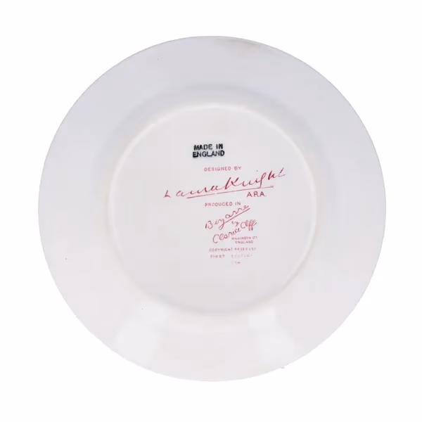 1st Edition 1934 Clarice Cliff Circus Pattern Side Plate