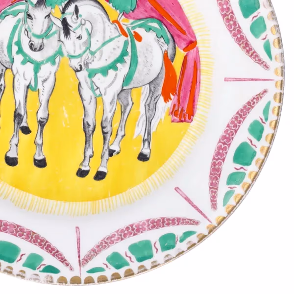 1st Edition 1934 Clarice Cliff Circus Pattern Side Plate
