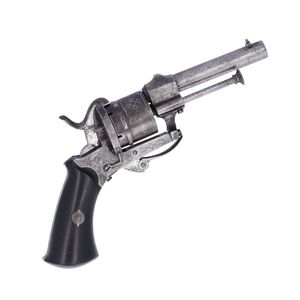 19th Century Cased Pinfire Pistol