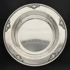 Georg Jensen Silver Childs Bowl in the Acorn Pattern