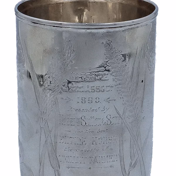Large Victorian Silver Mug