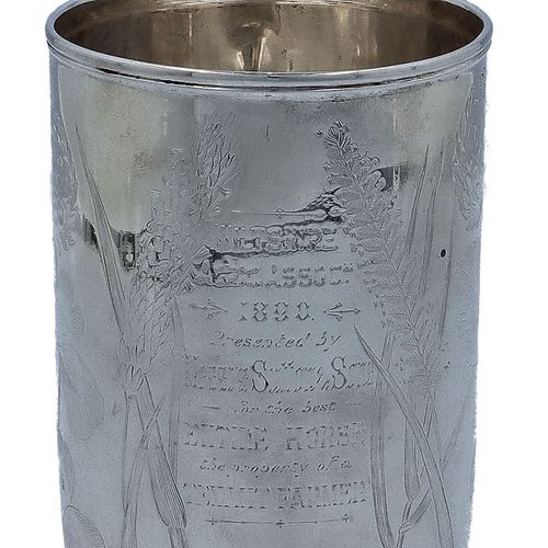 Large Victorian Silver Mug image-3