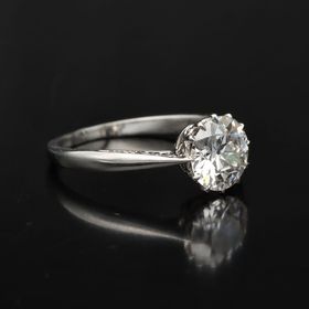 Platinum Diamond Solitaire Ring