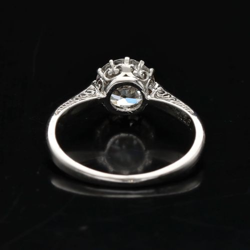 Platinum Diamond Solitaire Ring image-5