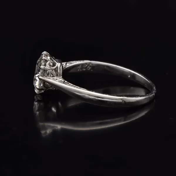 Platinum Diamond Solitaire Ring