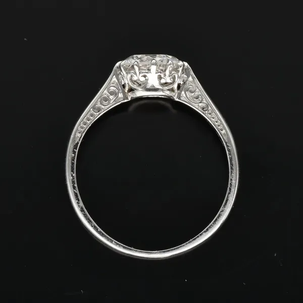 Platinum Diamond Solitaire Ring