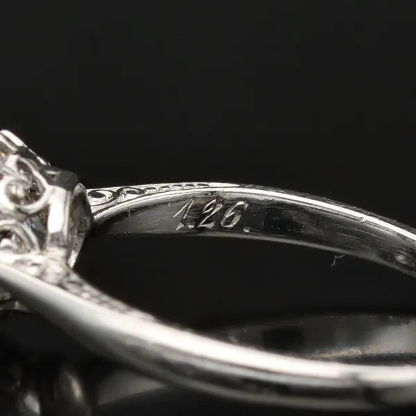 Platinum Diamond Solitaire Ring