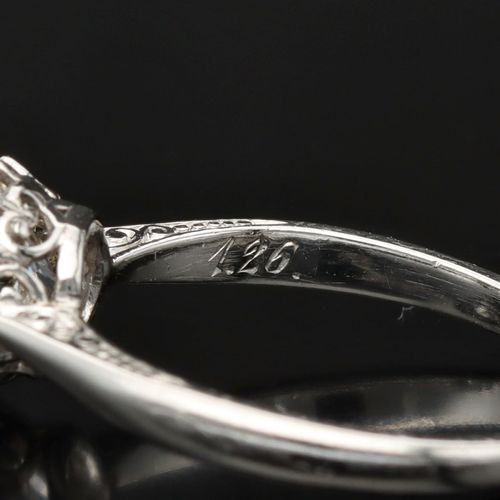 Platinum Diamond Solitaire Ring image-4