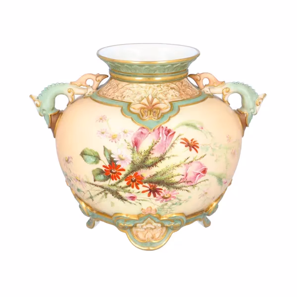 19th Century Worcester Vase
