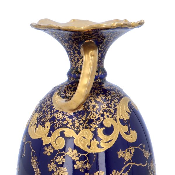 Royal Doulton Cobalt Blue Vase