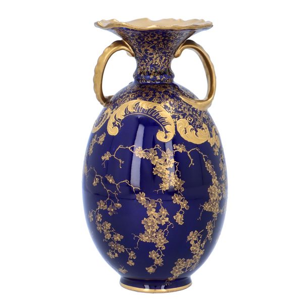 Royal Doulton Cobalt Blue Vase