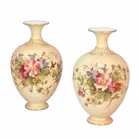 Pair of Late 19th Century Royal Worcester Vases