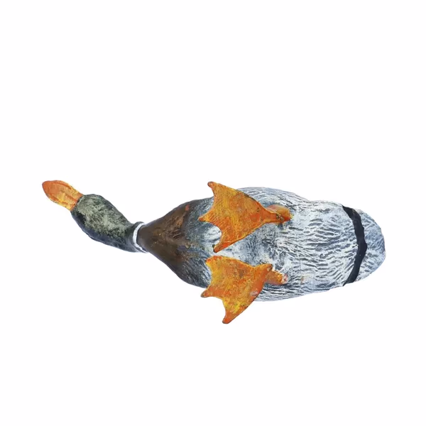 Antique Cold Painted Bronze Duck