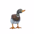 Antique Cold Painted Bronze Duck