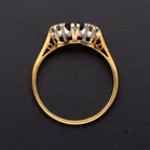 18ct Yellow Gold Sapphire & Diamond Ring