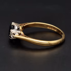 18ct Yellow Gold Sapphire & Diamond Ring