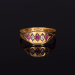 360° view of The Antique 1878 Rose Cut Diamond and Ruby Ring