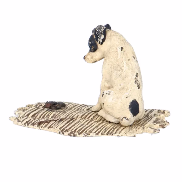 Antique Bronze Dog