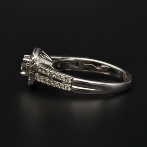 White Gold 0.50ct Diamond Ring image-3